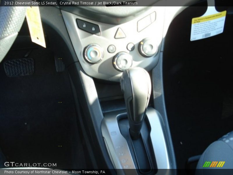 Crystal Red Tintcoat / Jet Black/Dark Titanium 2012 Chevrolet Sonic LS Sedan