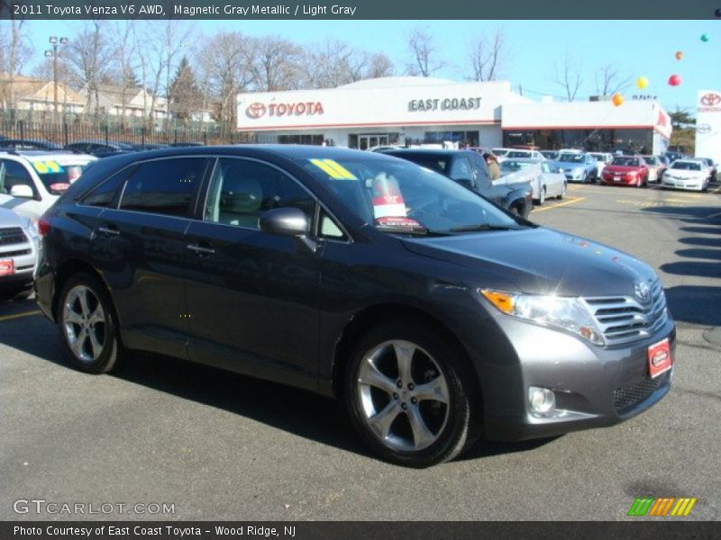 Magnetic Gray Metallic / Light Gray 2011 Toyota Venza V6 AWD
