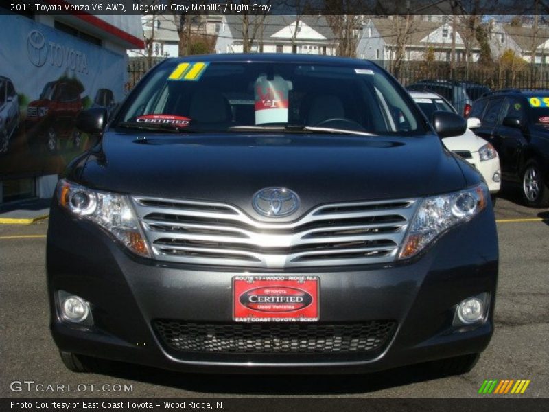 Magnetic Gray Metallic / Light Gray 2011 Toyota Venza V6 AWD