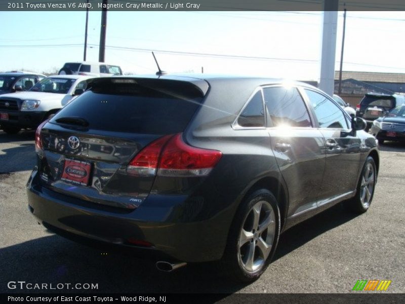Magnetic Gray Metallic / Light Gray 2011 Toyota Venza V6 AWD