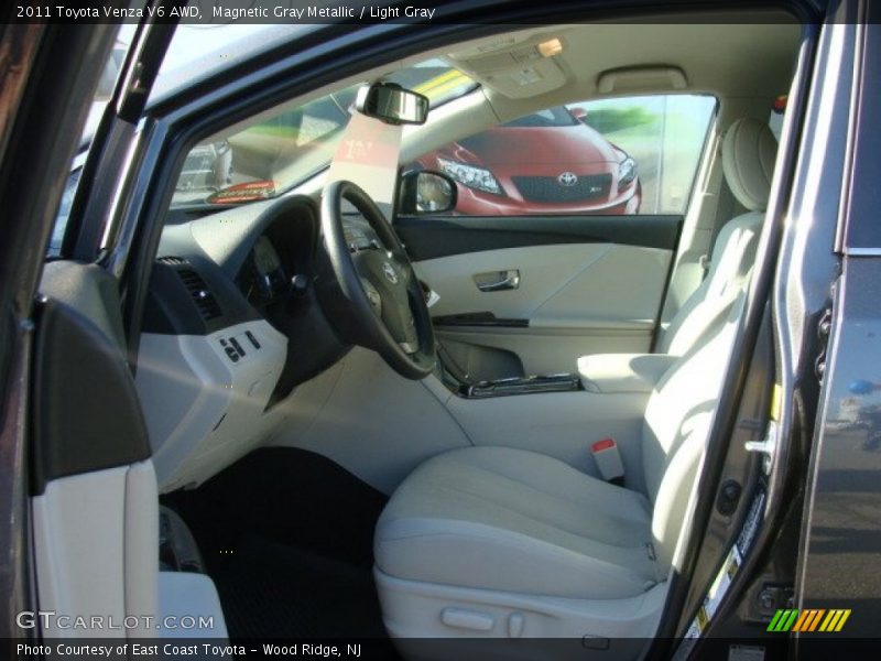 Magnetic Gray Metallic / Light Gray 2011 Toyota Venza V6 AWD