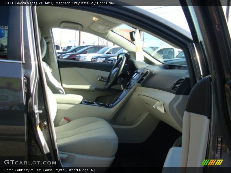 Magnetic Gray Metallic / Light Gray 2011 Toyota Venza V6 AWD