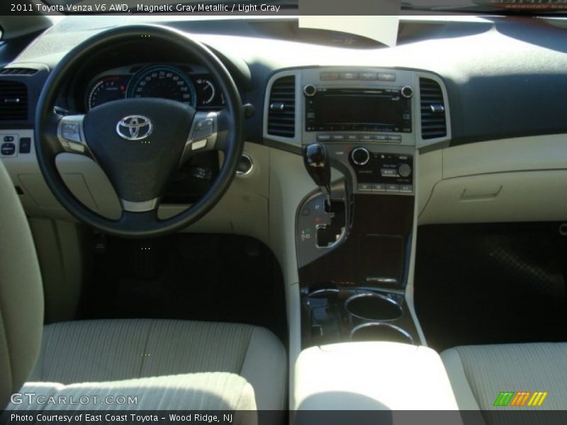 Magnetic Gray Metallic / Light Gray 2011 Toyota Venza V6 AWD