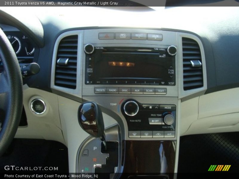Magnetic Gray Metallic / Light Gray 2011 Toyota Venza V6 AWD