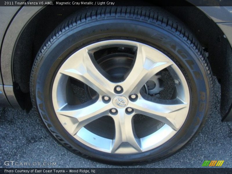Magnetic Gray Metallic / Light Gray 2011 Toyota Venza V6 AWD