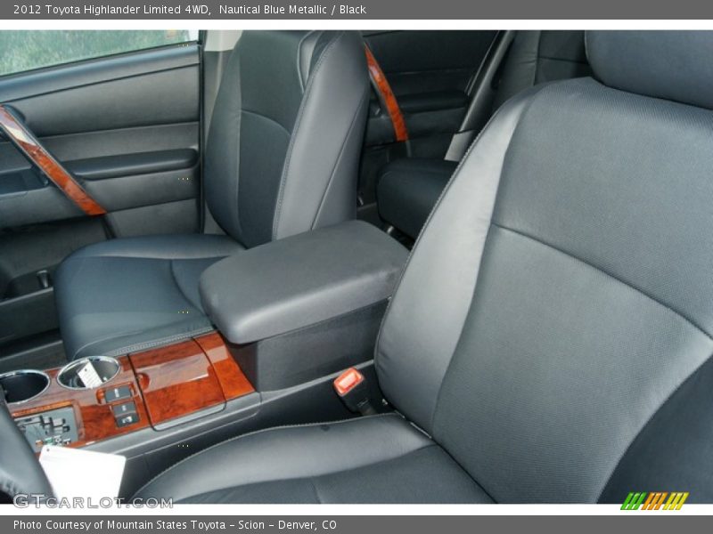 Nautical Blue Metallic / Black 2012 Toyota Highlander Limited 4WD