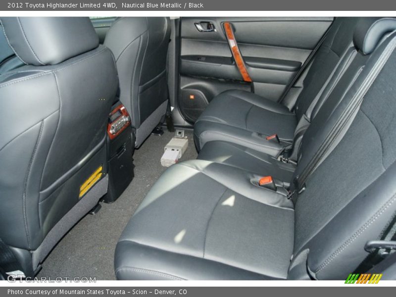 Nautical Blue Metallic / Black 2012 Toyota Highlander Limited 4WD