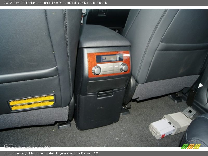 Nautical Blue Metallic / Black 2012 Toyota Highlander Limited 4WD