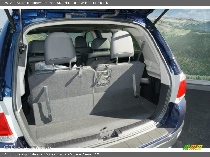 Nautical Blue Metallic / Black 2012 Toyota Highlander Limited 4WD