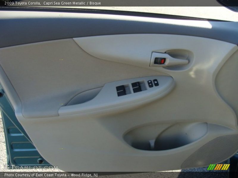 Capri Sea Green Metallic / Bisque 2009 Toyota Corolla