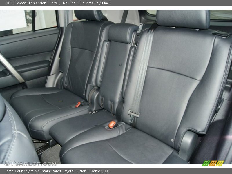 Nautical Blue Metallic / Black 2012 Toyota Highlander SE 4WD