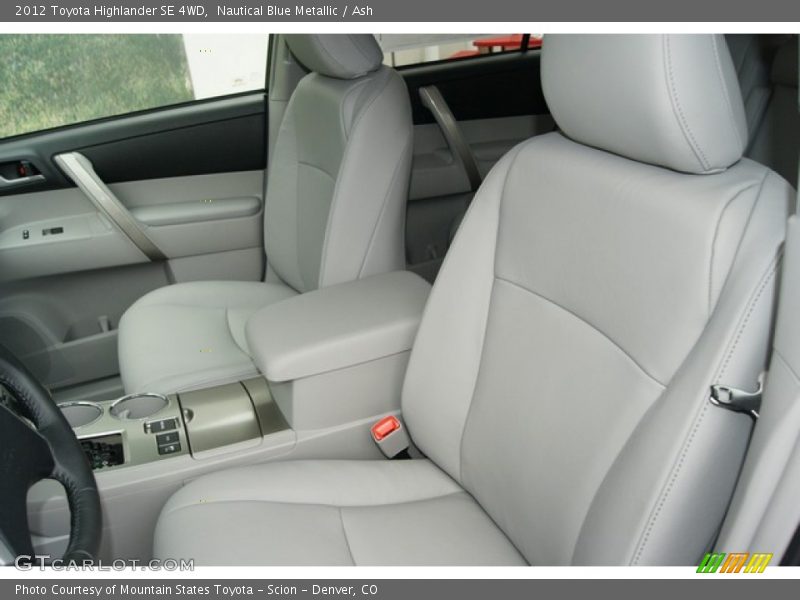 Nautical Blue Metallic / Ash 2012 Toyota Highlander SE 4WD