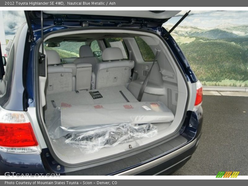 Nautical Blue Metallic / Ash 2012 Toyota Highlander SE 4WD