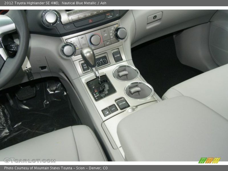 Nautical Blue Metallic / Ash 2012 Toyota Highlander SE 4WD