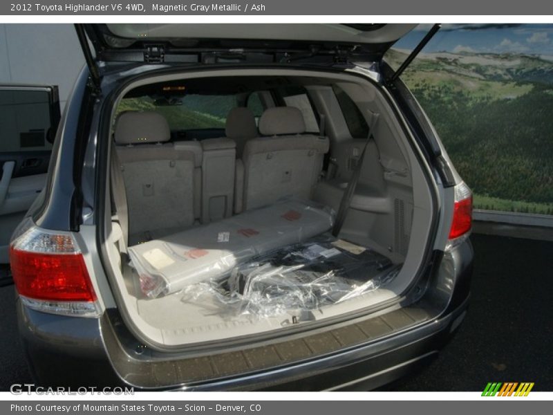 Magnetic Gray Metallic / Ash 2012 Toyota Highlander V6 4WD