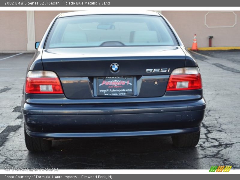 Toledo Blue Metallic / Sand 2002 BMW 5 Series 525i Sedan