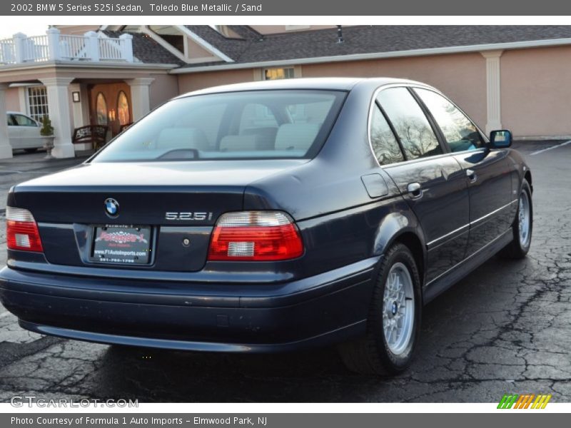Toledo Blue Metallic / Sand 2002 BMW 5 Series 525i Sedan