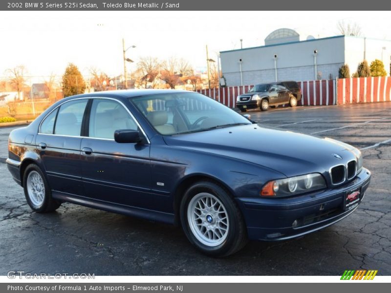 Toledo Blue Metallic / Sand 2002 BMW 5 Series 525i Sedan