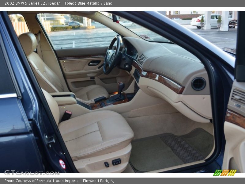 Toledo Blue Metallic / Sand 2002 BMW 5 Series 525i Sedan