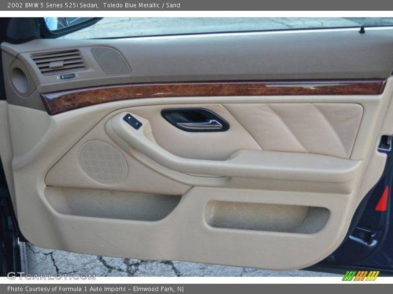 Toledo Blue Metallic / Sand 2002 BMW 5 Series 525i Sedan