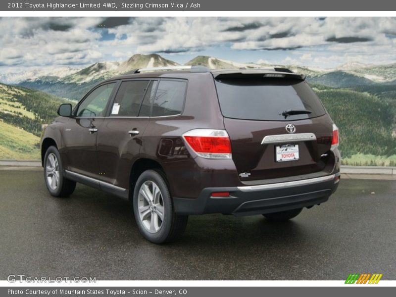 Sizzling Crimson Mica / Ash 2012 Toyota Highlander Limited 4WD