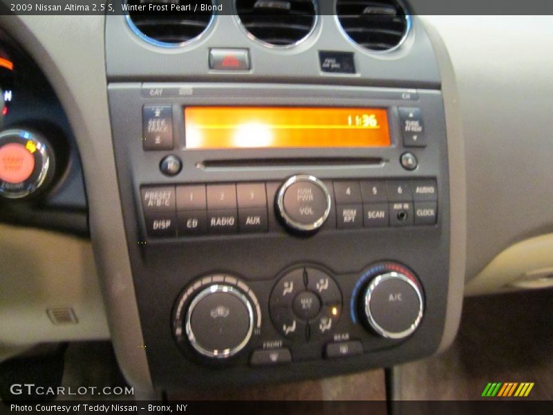 Winter Frost Pearl / Blond 2009 Nissan Altima 2.5 S