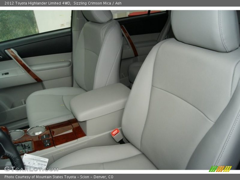 Sizzling Crimson Mica / Ash 2012 Toyota Highlander Limited 4WD