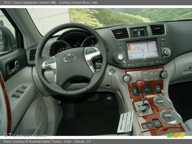 Sizzling Crimson Mica / Ash 2012 Toyota Highlander Limited 4WD