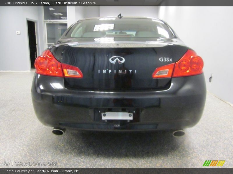 Black Obsidian / Graphite 2008 Infiniti G 35 x Sedan