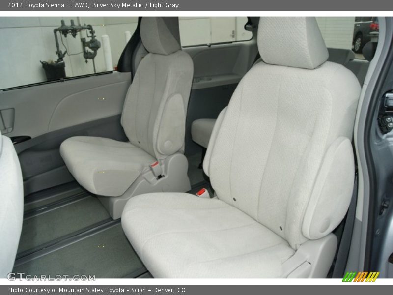 Silver Sky Metallic / Light Gray 2012 Toyota Sienna LE AWD