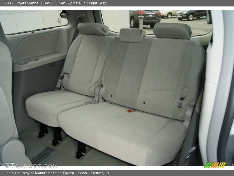Silver Sky Metallic / Light Gray 2012 Toyota Sienna LE AWD