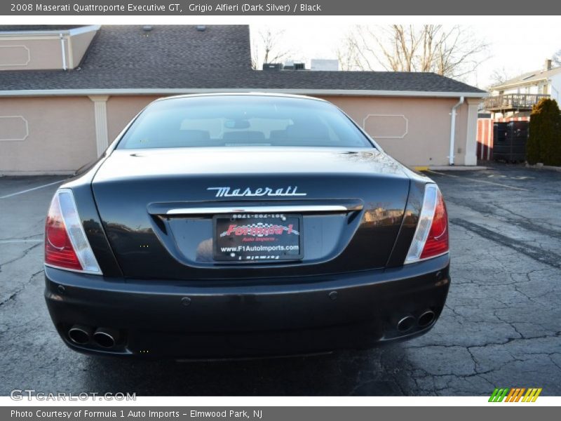 Grigio Alfieri (Dark Silver) / Black 2008 Maserati Quattroporte Executive GT