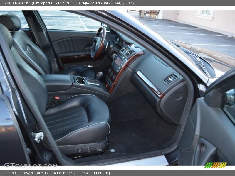 Grigio Alfieri (Dark Silver) / Black 2008 Maserati Quattroporte Executive GT