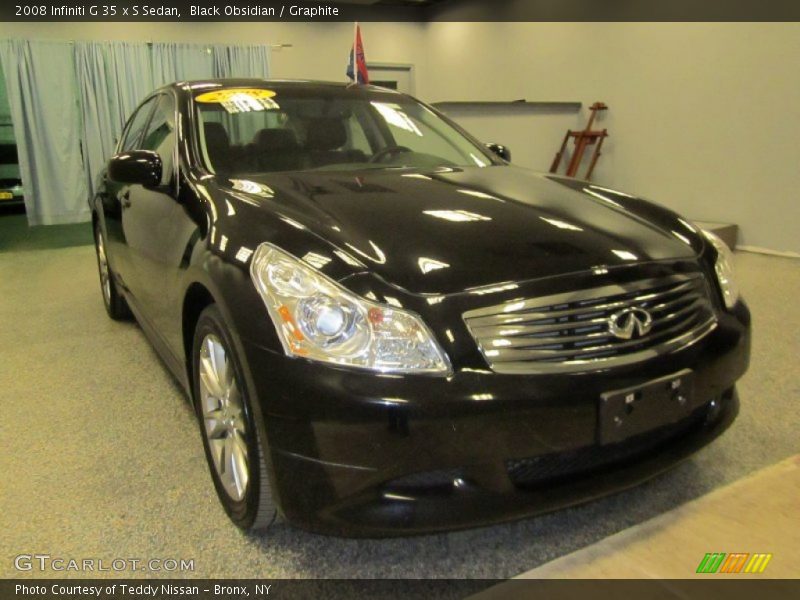 Black Obsidian / Graphite 2008 Infiniti G 35 x S Sedan
