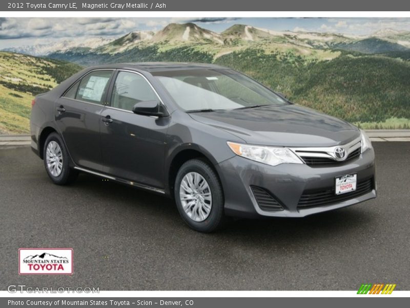 Magnetic Gray Metallic / Ash 2012 Toyota Camry LE