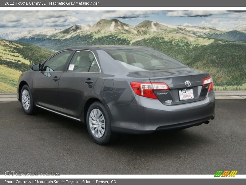 Magnetic Gray Metallic / Ash 2012 Toyota Camry LE