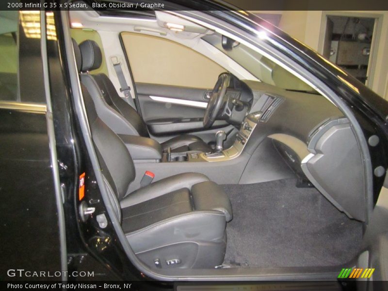 Black Obsidian / Graphite 2008 Infiniti G 35 x S Sedan