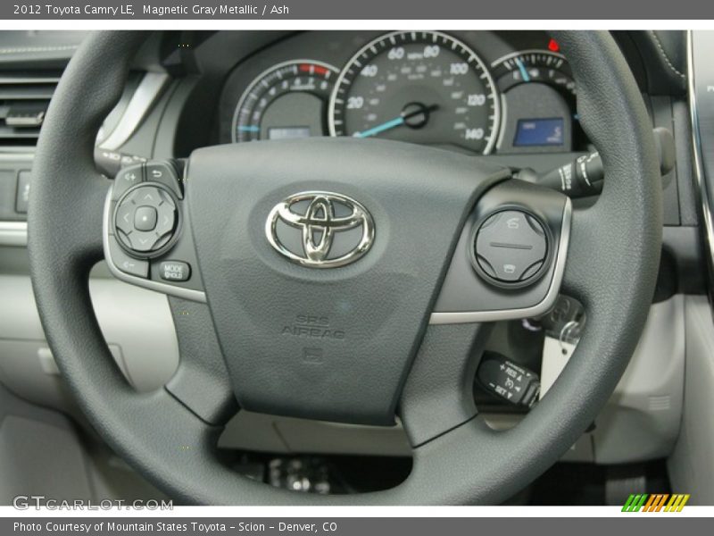 Magnetic Gray Metallic / Ash 2012 Toyota Camry LE