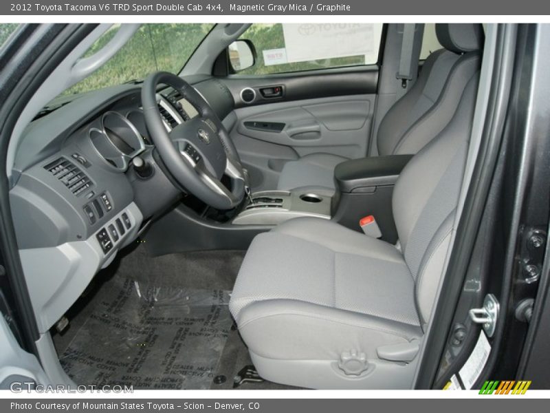  2012 Tacoma V6 TRD Sport Double Cab 4x4 Graphite Interior