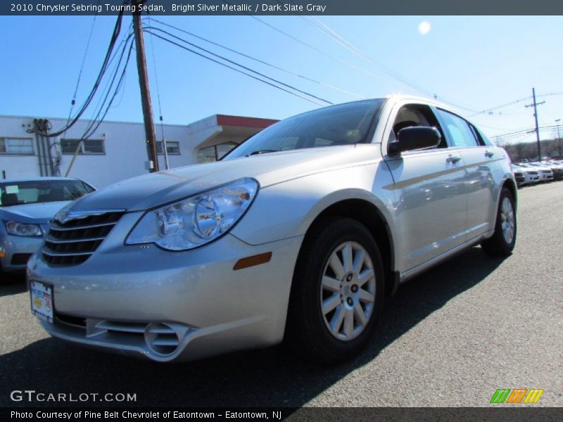 Bright Silver Metallic / Dark Slate Gray 2010 Chrysler Sebring Touring Sedan