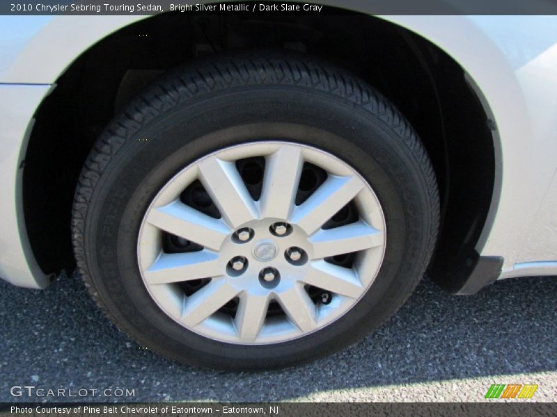 Bright Silver Metallic / Dark Slate Gray 2010 Chrysler Sebring Touring Sedan