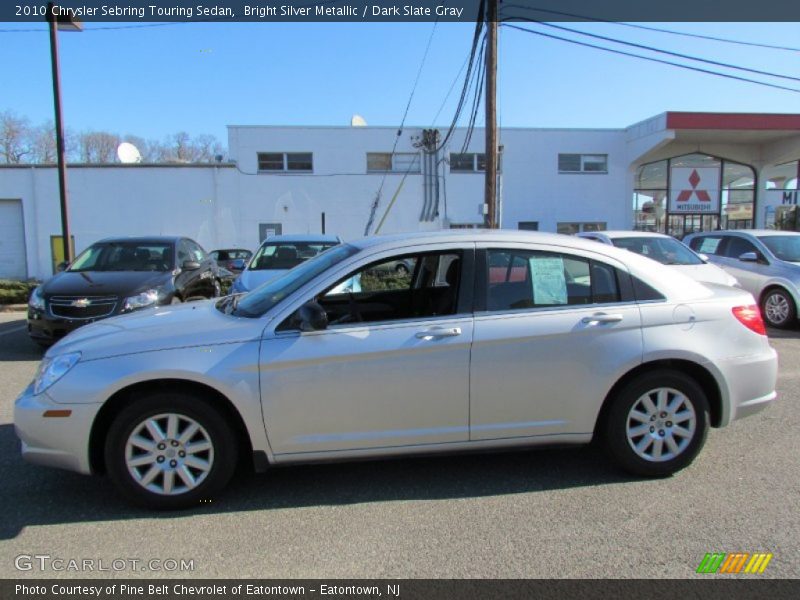 Bright Silver Metallic / Dark Slate Gray 2010 Chrysler Sebring Touring Sedan