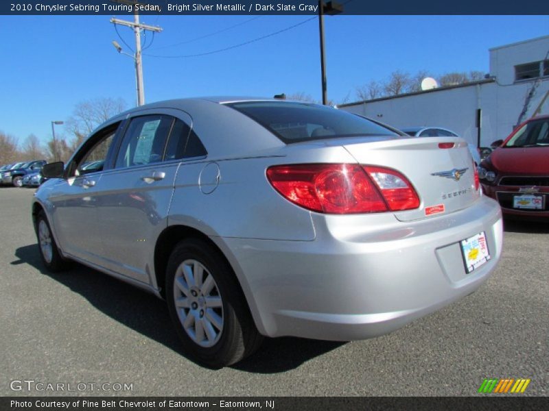 Bright Silver Metallic / Dark Slate Gray 2010 Chrysler Sebring Touring Sedan