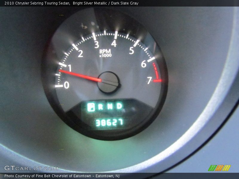 Bright Silver Metallic / Dark Slate Gray 2010 Chrysler Sebring Touring Sedan