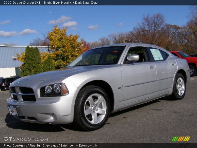 Bright Silver Metallic / Dark Slate Gray 2010 Dodge Charger SXT