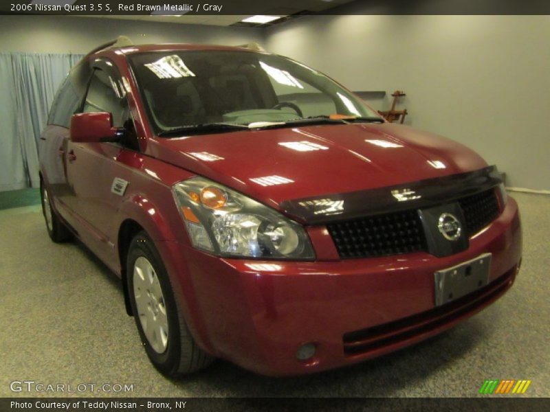 Red Brawn Metallic / Gray 2006 Nissan Quest 3.5 S
