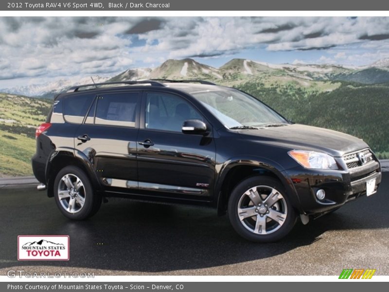 Black / Dark Charcoal 2012 Toyota RAV4 V6 Sport 4WD