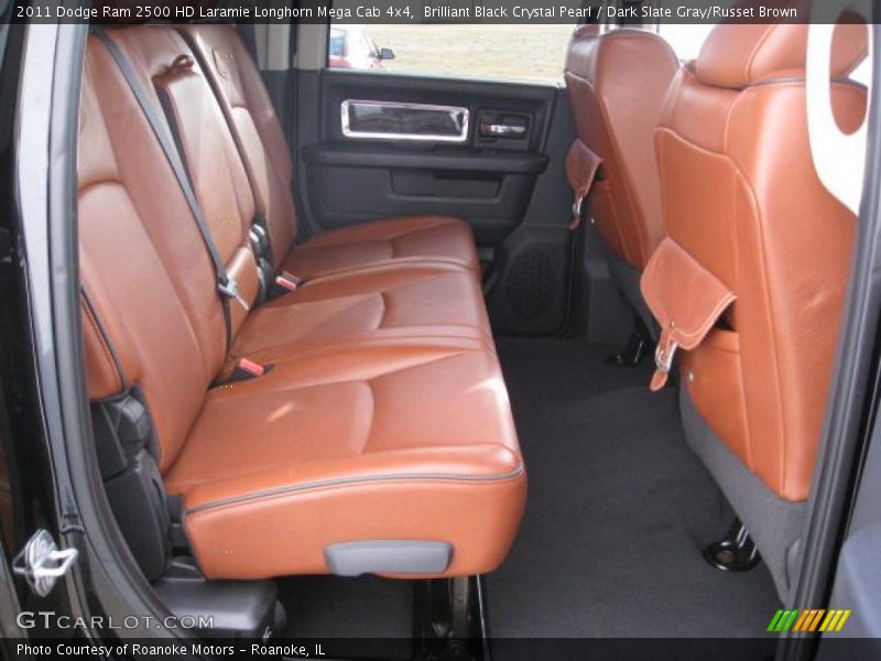 Rear Seat of 2011 Ram 2500 HD Laramie Longhorn Mega Cab 4x4