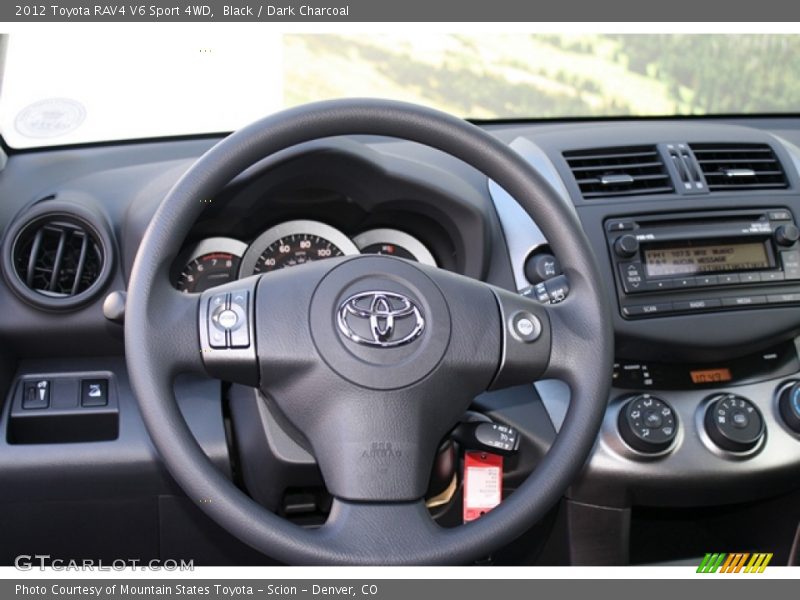 Black / Dark Charcoal 2012 Toyota RAV4 V6 Sport 4WD