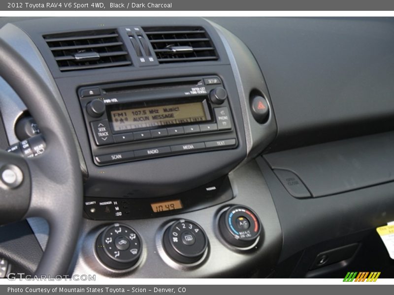 Black / Dark Charcoal 2012 Toyota RAV4 V6 Sport 4WD